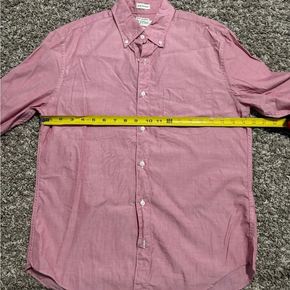 RED J. Crew Classic Button-Down Shirt